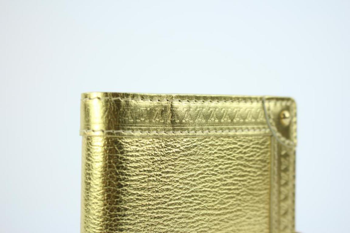 Louis Vuitton Gold Suhali Leather Partnenaire Agenda 215811 im Zustand „Relativ gut“ im Angebot in Forest Hills, NY