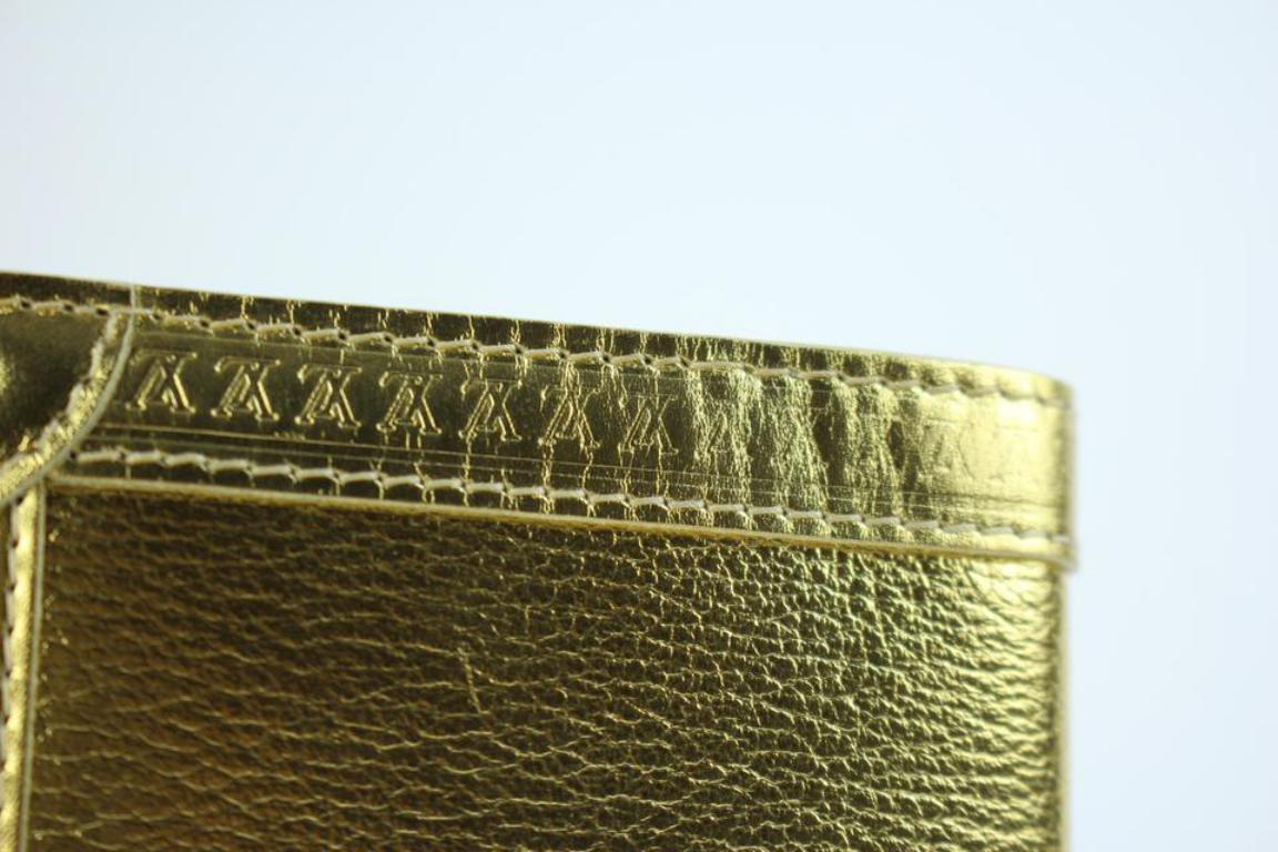 Louis Vuitton Gold Suhali Leather Partnenaire Agenda 215811 im Angebot 2