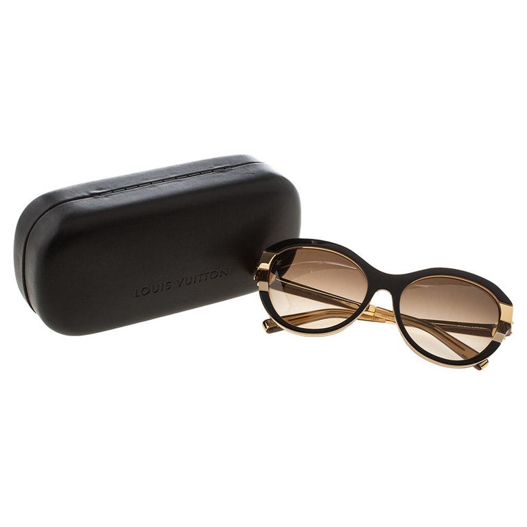 Louis Vuitton LV Petit soupçon Cat Eye Sunglasses Black Acetate & Metal. Size E