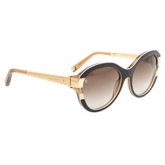 Louis Vuitton Willow Cat's Eye Burgundy Sunglasses at 1stDibs
