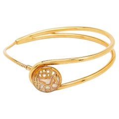 Louis Vuitton Blooming Supple Gold Tone Charm Bracelet at 1stDibs