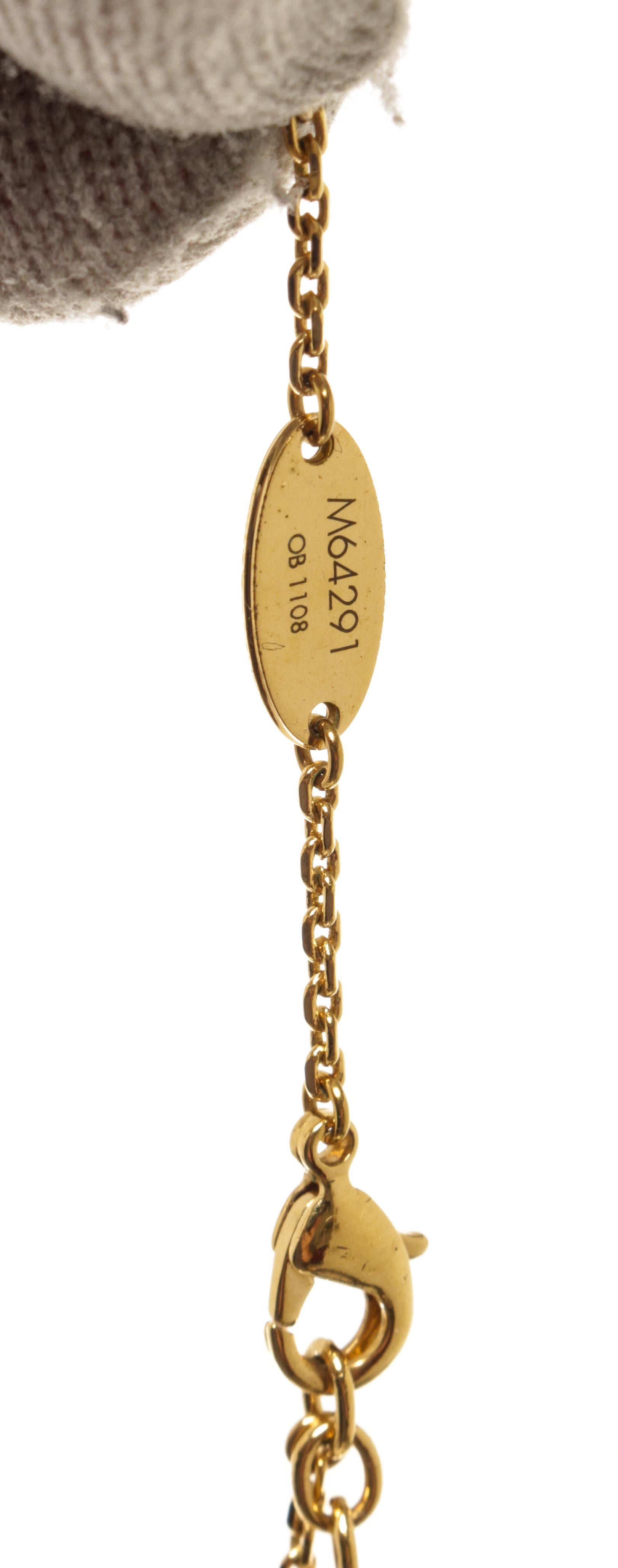 Louis Vuitton Collier LV Angel - Collier à pendentif en or en vente 2