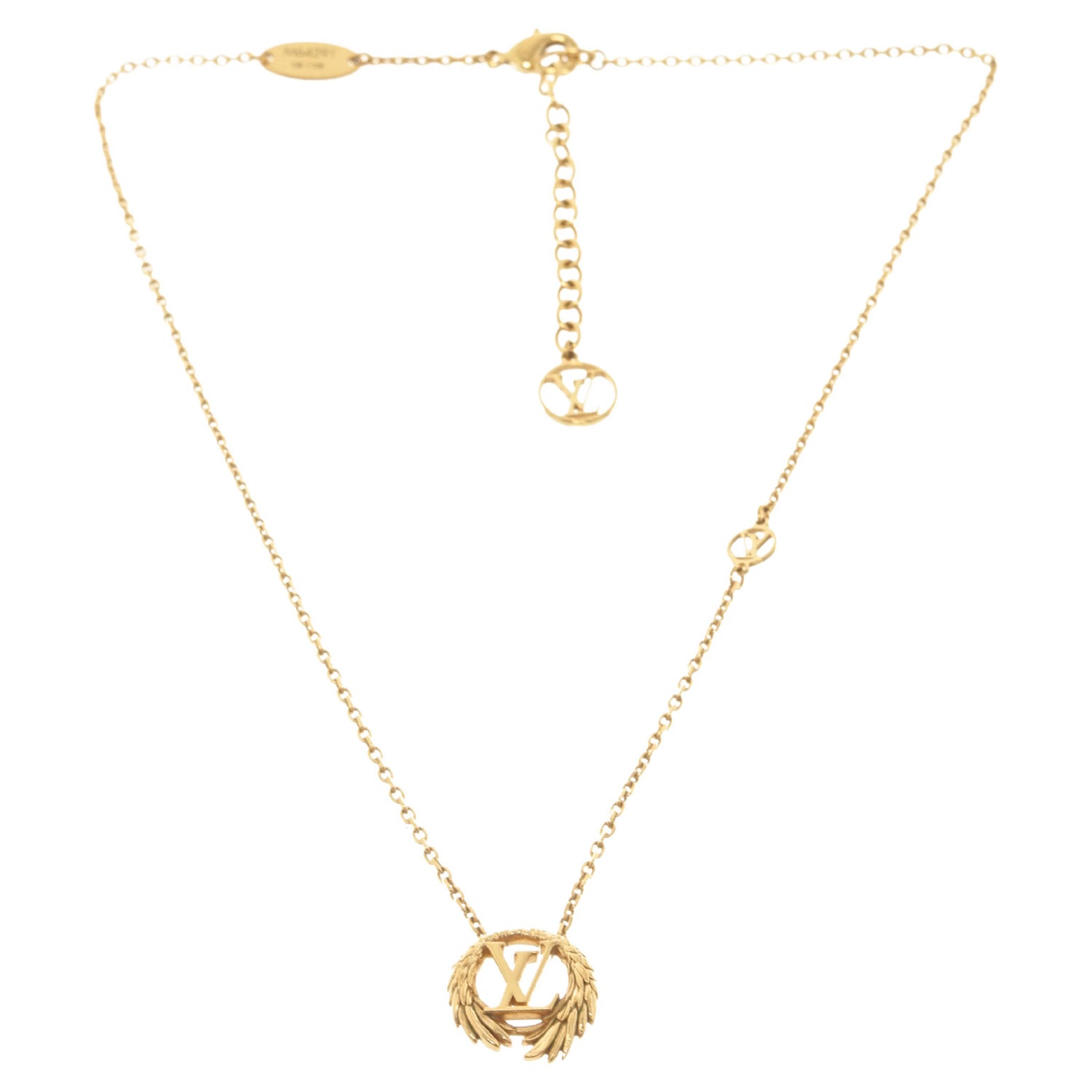 Shop Louis Vuitton Idylle Blossom Pendant, White Gold And Diamonds (Q93872)  by Lecielbleu