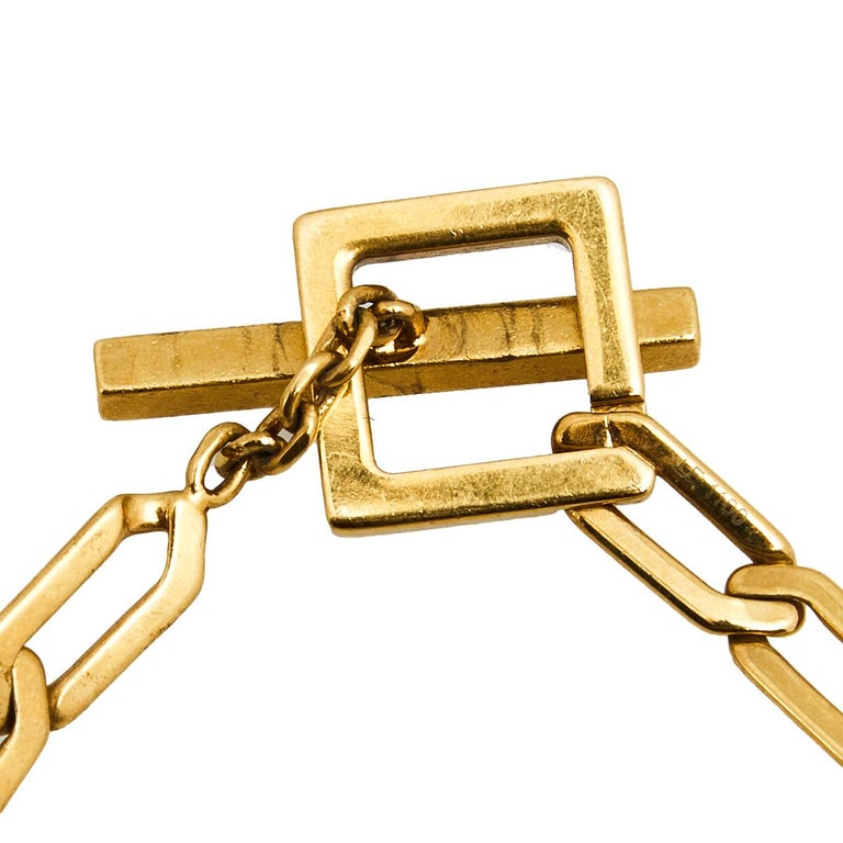 Louis Vuitton Gold Swarovski Crystal Flower Power Bracelet – The