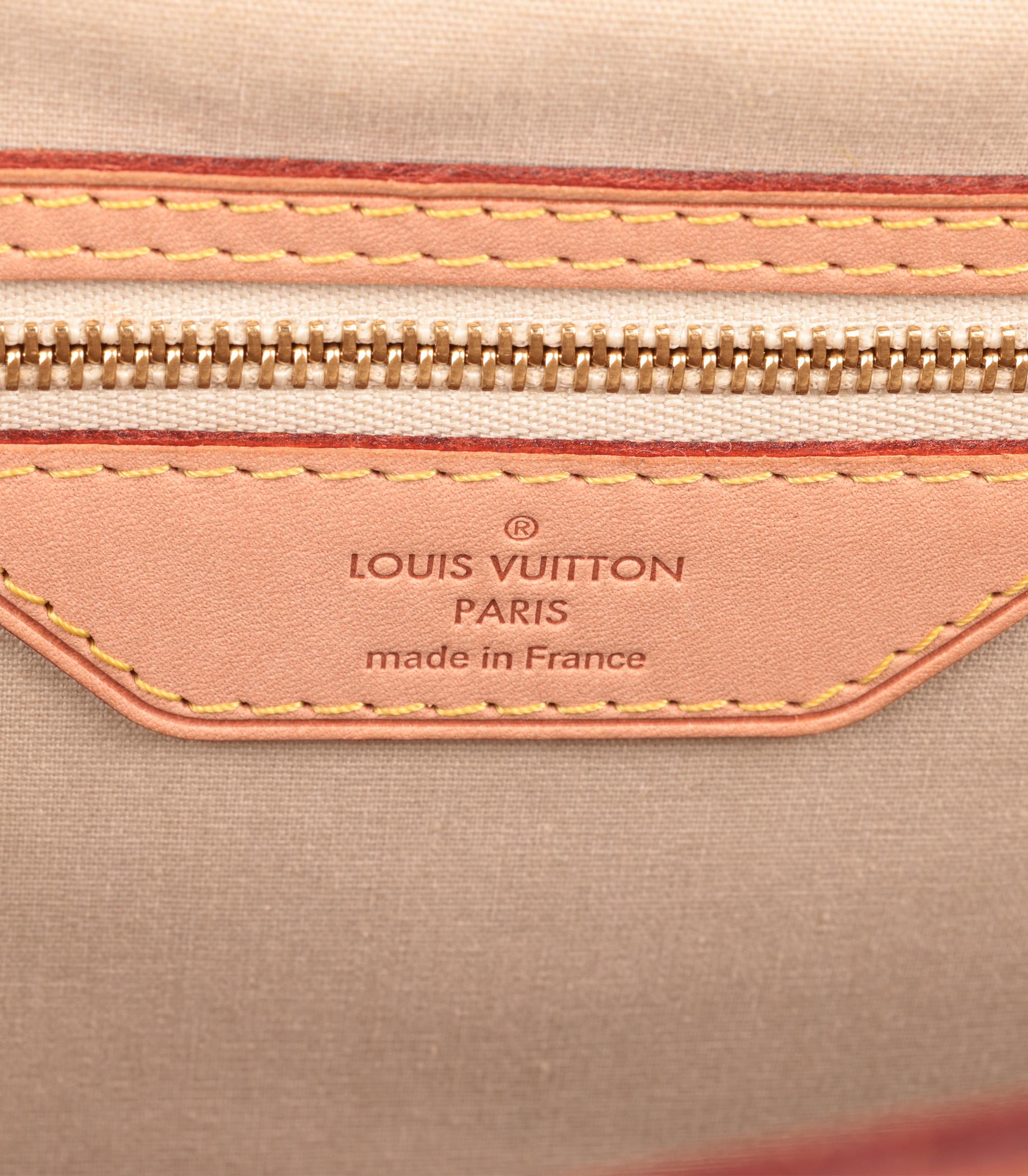 Louis Vuitton Gold Vernis Leather Brea GM With Wallet 5