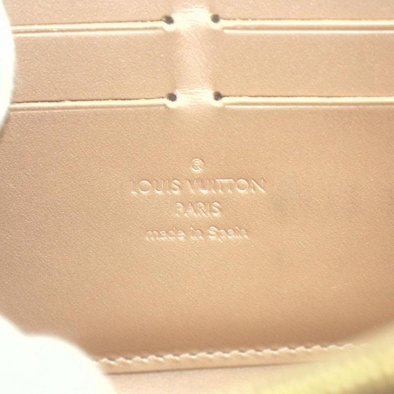 Louis Vuitton Gold Vernis Long Zippy Wallet Zip Around 855030 In Good Condition In Dix hills, NY