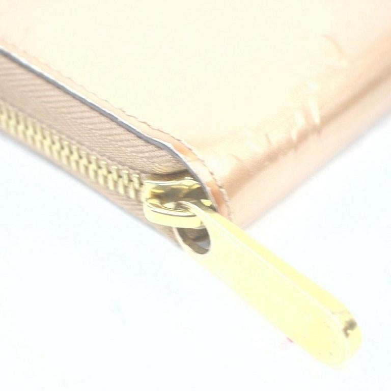 Louis Vuitton Gold Vernis Long Zippy Wallet Zip Around 855030 1