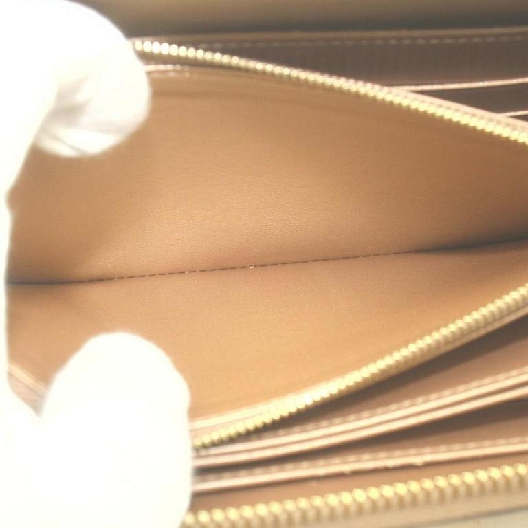 Louis Vuitton Gold Vernis Long Zippy Wallet Zip Around 855030 4