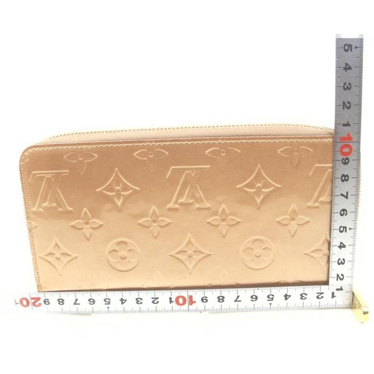 Louis Vuitton Gold Vernis Long Zippy Wallet Zip Around 855030 5