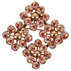 Louis Vuitton Golden Metal Brooch