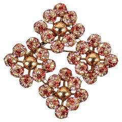 Louis Vuitton Golden Metal Brooch