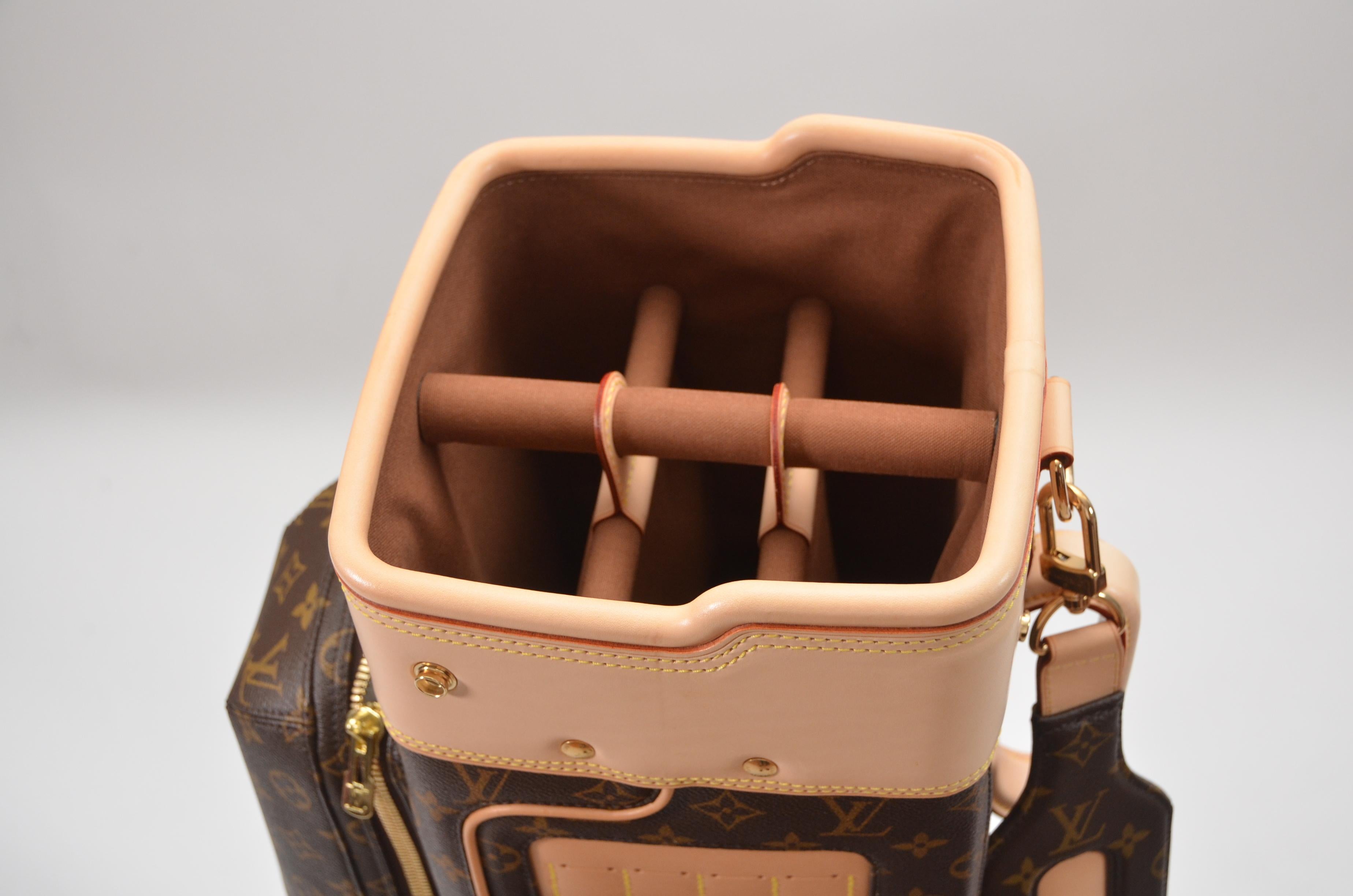 Women's or Men's LOUIS VUITTON Golf Bag Monogram Limited Edition  Mint  Suggested Retail  $22, 000