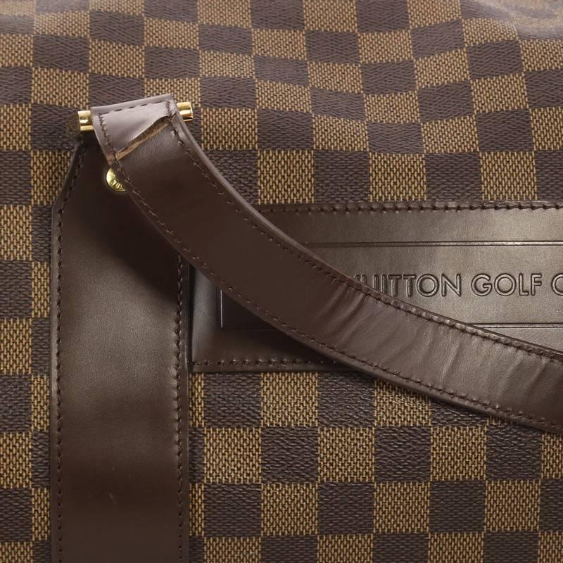 Louis Vuitton Golf Cup Sac Polochon Duffle Damier  In Good Condition In NY, NY