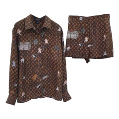 Louis Vuitton Grace Coddington Pet  Shorts Suit