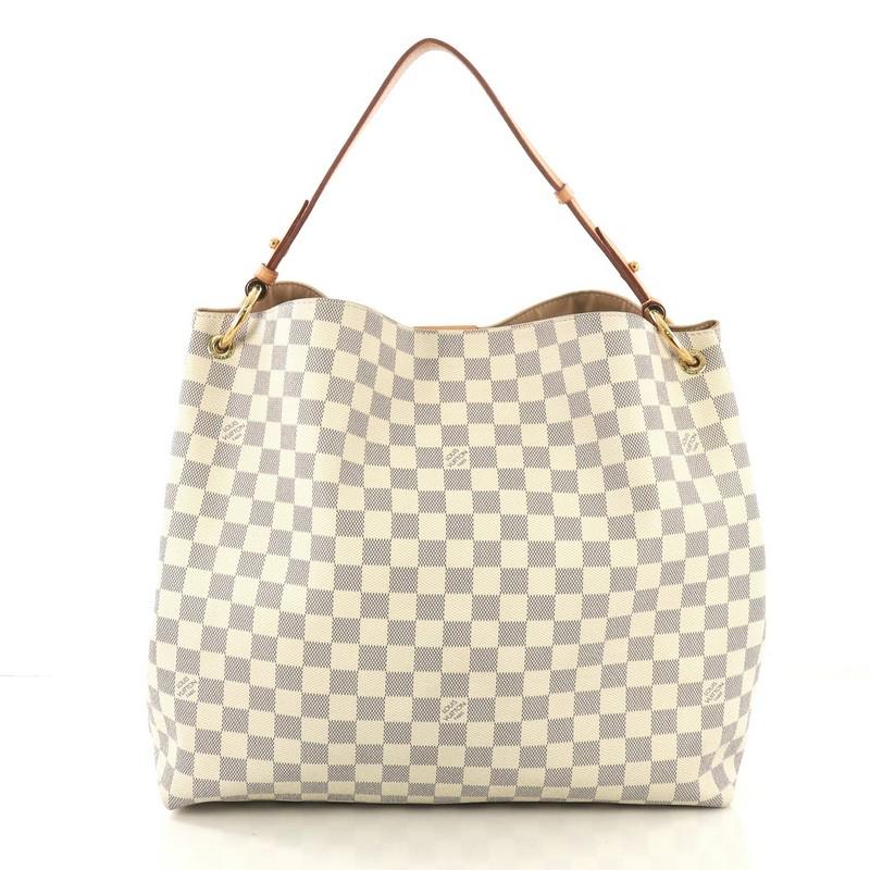 Louis Vuitton Graceful Handbag Damier MM In Good Condition In NY, NY