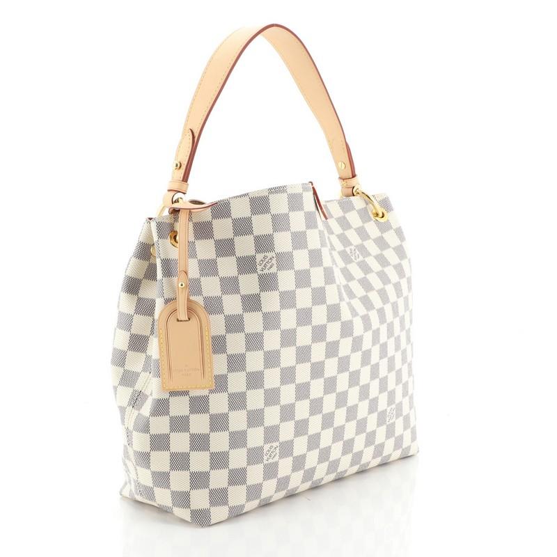 louis vuitton graceful pm damier azur