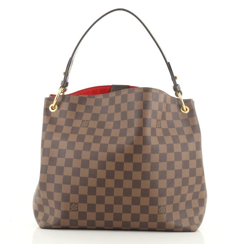 Gray Louis Vuitton  Graceful Handbag Damier PM