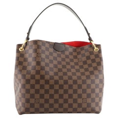 Used Louis Vuitton Graceful Handbag Damier PM