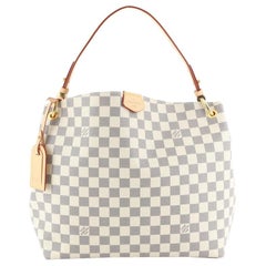 Used Louis Vuitton Graceful Handbag Damier PM 