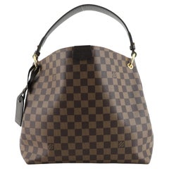 Used Louis Vuitton Graceful Handbag Damier PM