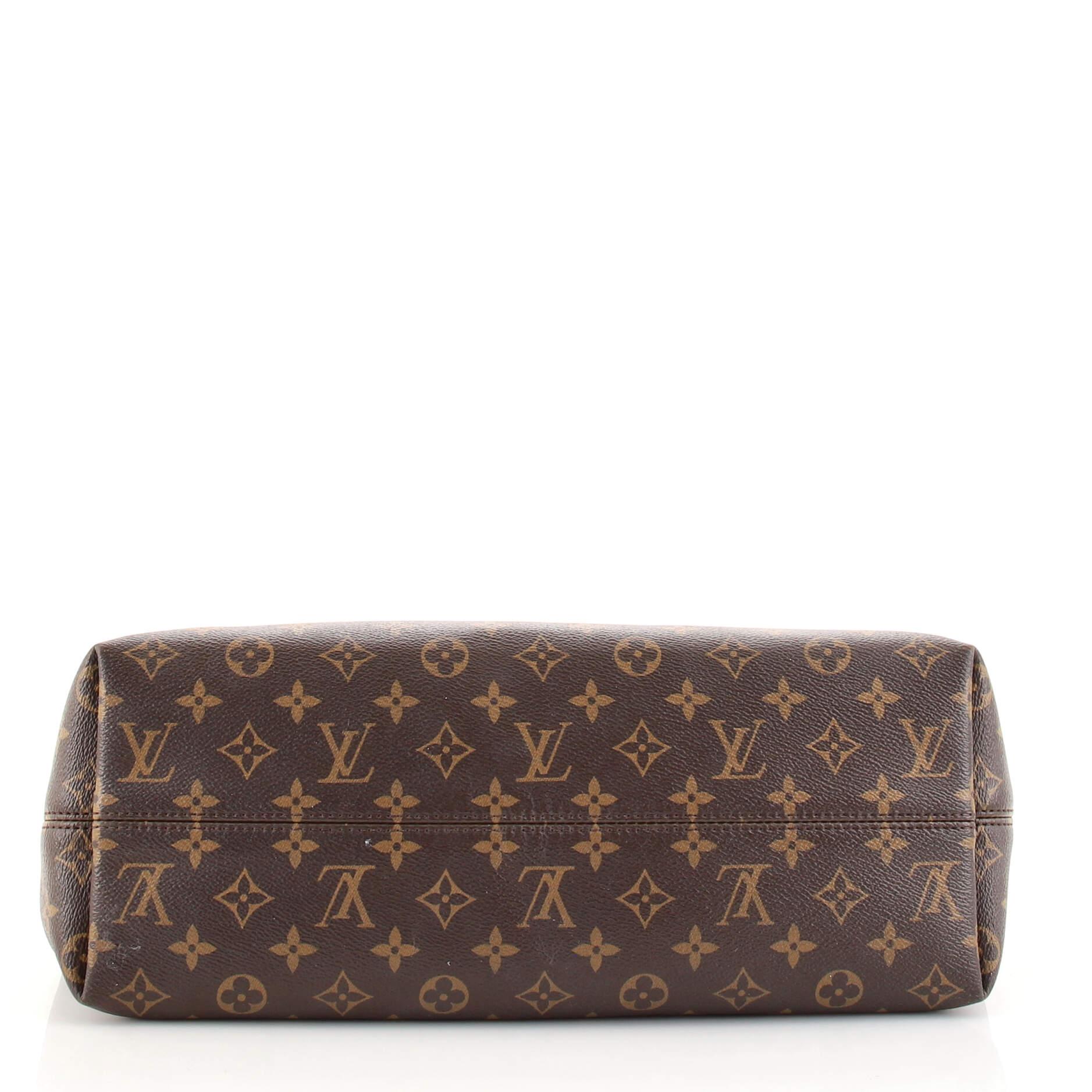 Brown Louis Vuitton Graceful Handbag Monogram Canvas MM