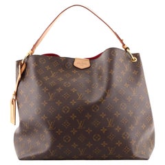 Louis Vuitton Graceful Handbag Monogram Canvas MM