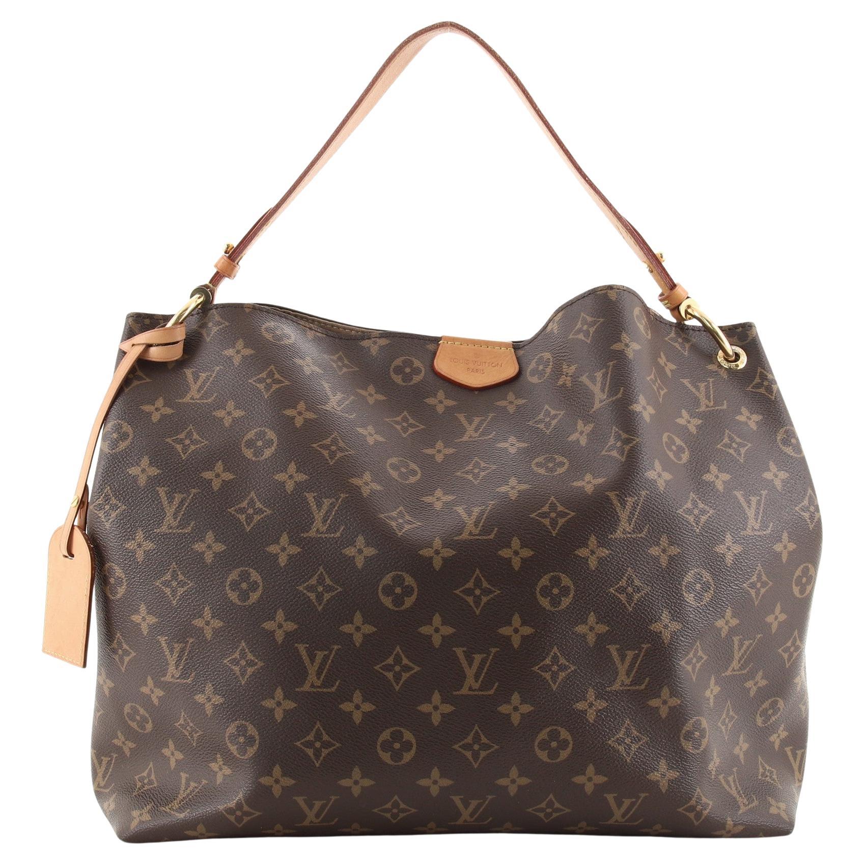 Louis Vuitton Monogram Canvas Graceful MM Hobo Bag For Sale at 1stDibs