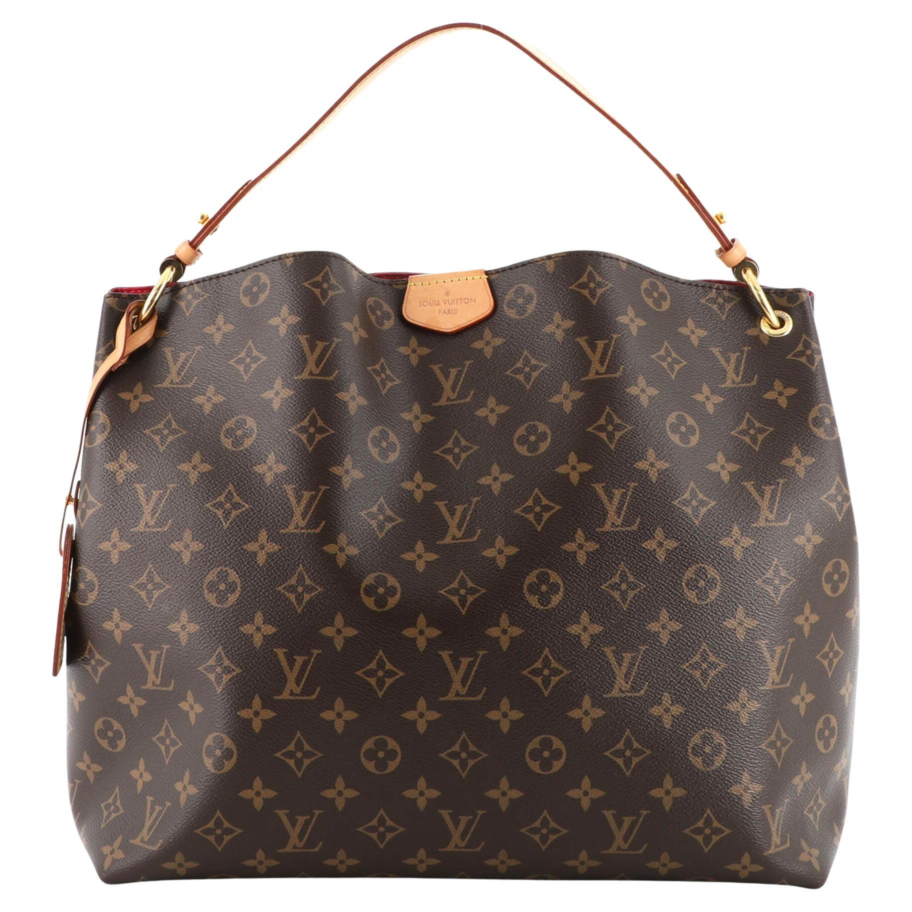 Louis Vuitton Graceful Handbag Monogram Canvas MM