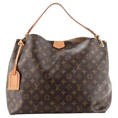 Louis Vuitton Graceful Handbag Monogram Canvas MM