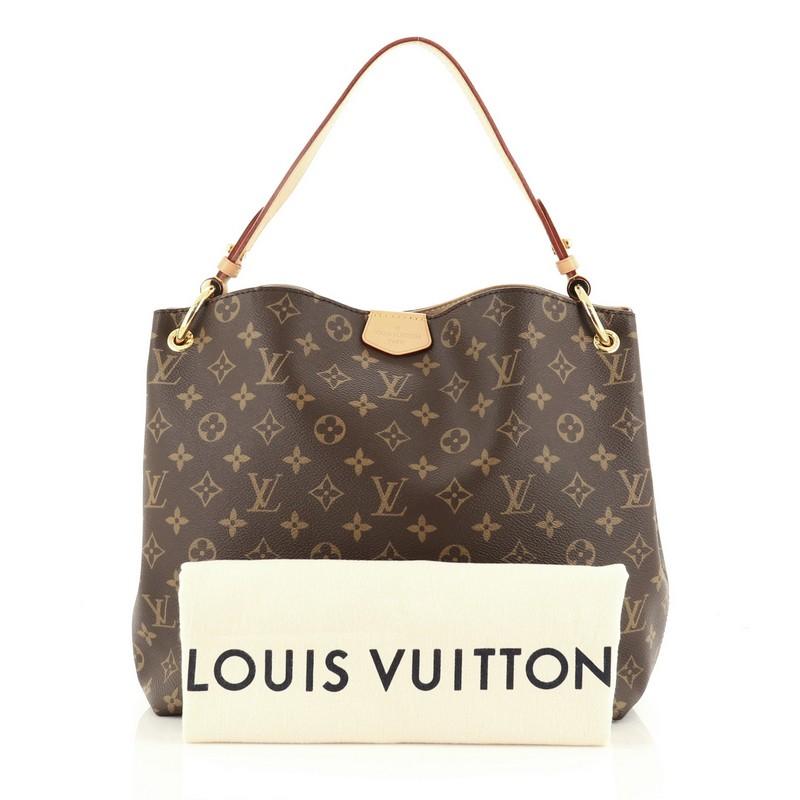 Condition: Great. Light wear on base corners and in interior, darkening, wear and watermarks on handle. Light cracking on handle wax edges, scratches on hardware. 
Accessories: Dust Bag 
Measurements: Handle Drop 7