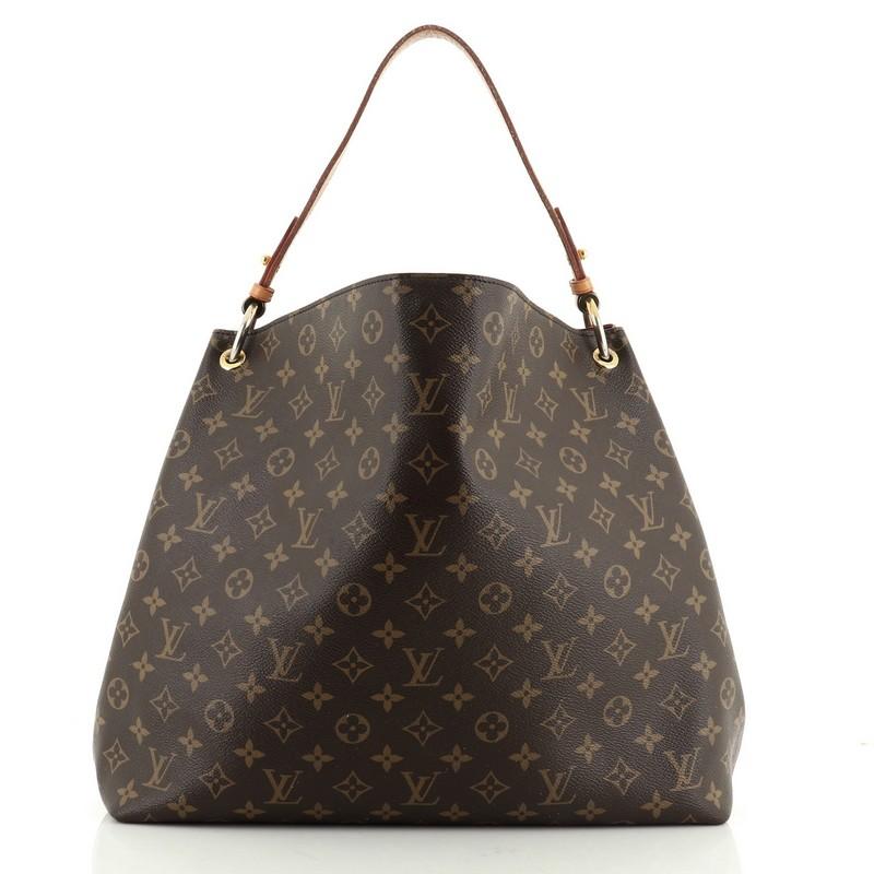 Black Louis Vuitton Graceful Handbag Monogram Canvas PM