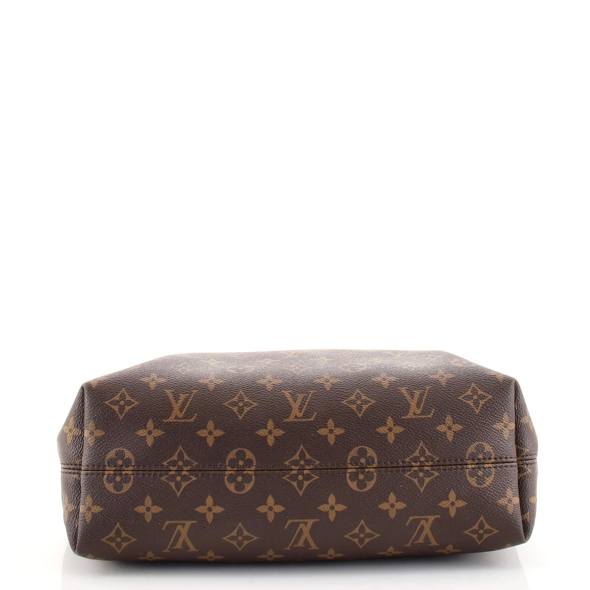 Black Louis Vuitton Graceful Handbag Monogram Canvas PM