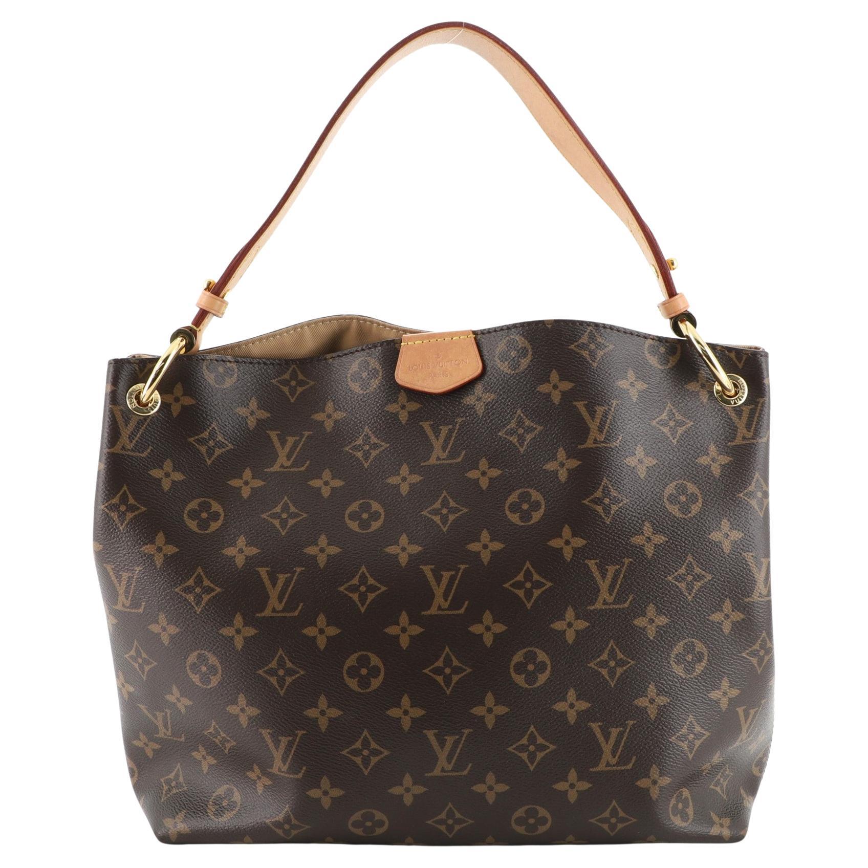 Louis Vuitton Monogram Canvas Graceful MM Hobo Bag For Sale at 1stDibs