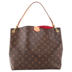 Used Louis Vuitton Graceful Handbag Monogram Canvas PM
