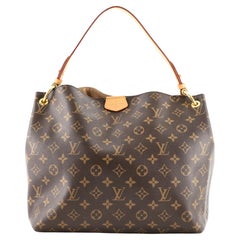 Used Louis Vuitton Graceful Handbag Monogram Canvas PM