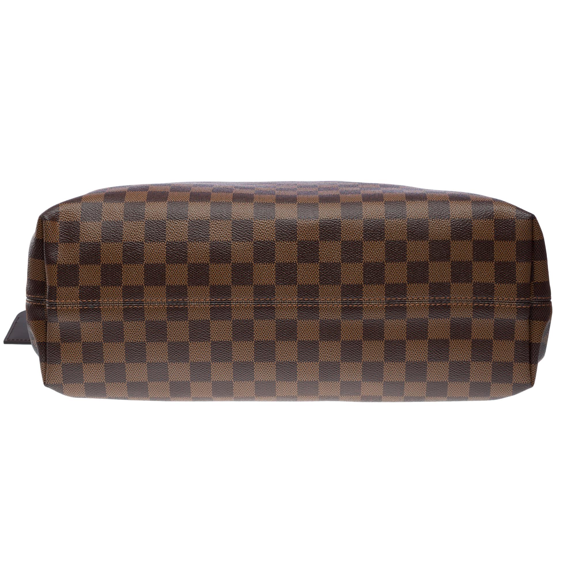 Louis Vuitton Graceful MM Hobo bag in brown Damier ebene canvas, GHW 7