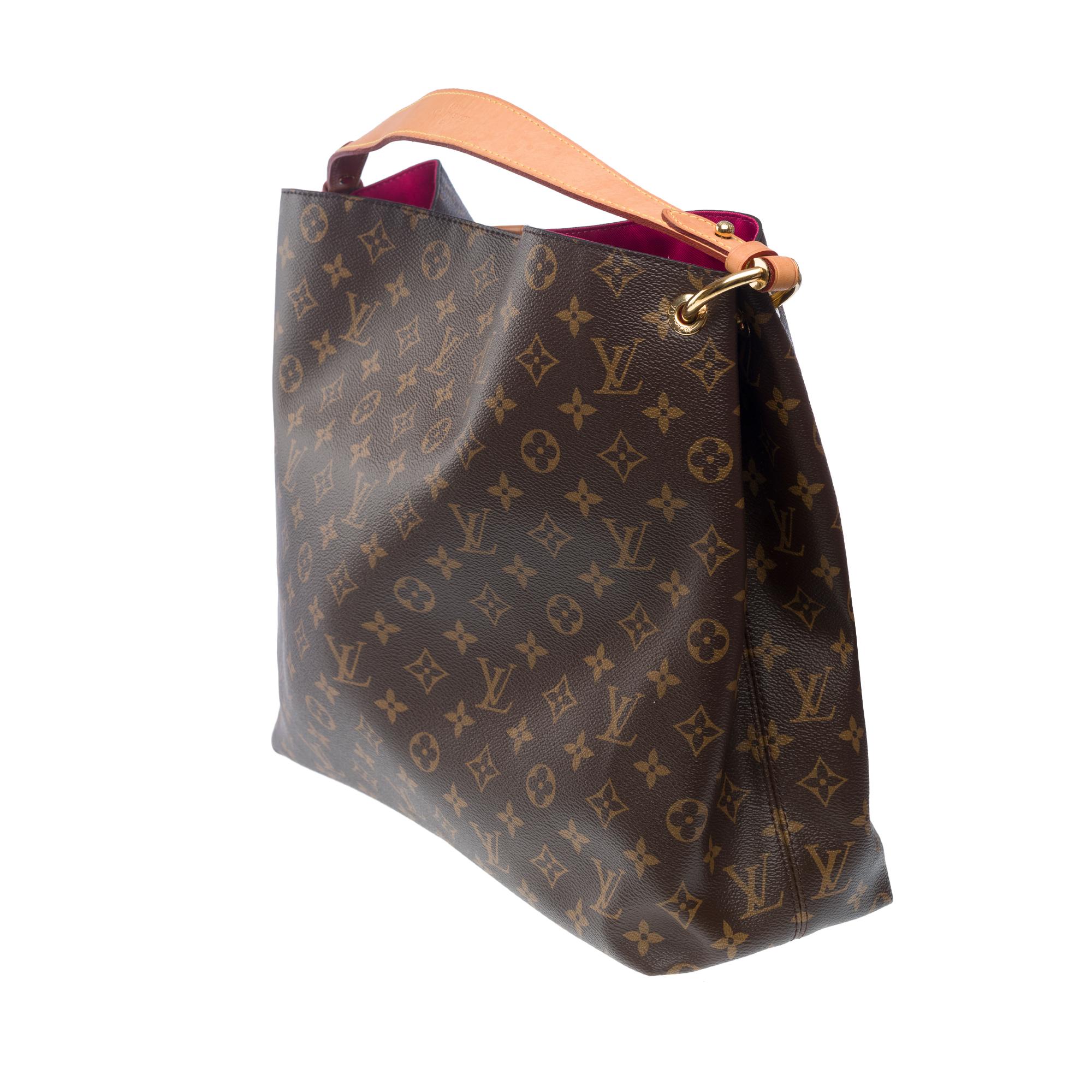 Louis Vuitton Graceful MM Tote Bag aus braunem Canvas mit Monogramm GHW im Angebot bei 1stDibs louis vuitton graceful mm deutschland
