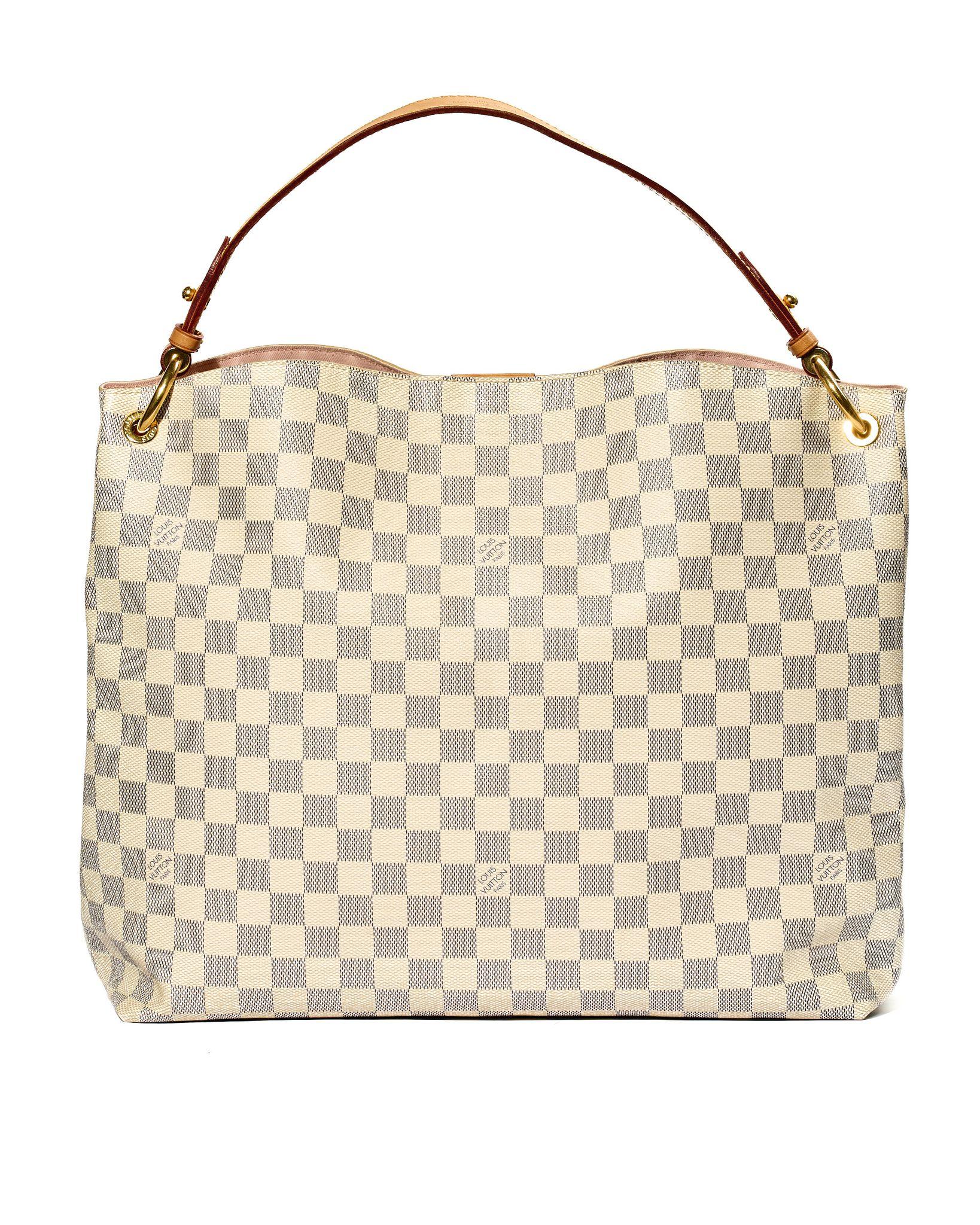 Louis Vuitton Gracefull MM Damier Azur In Excellent Condition For Sale In Torre Del Greco, IT