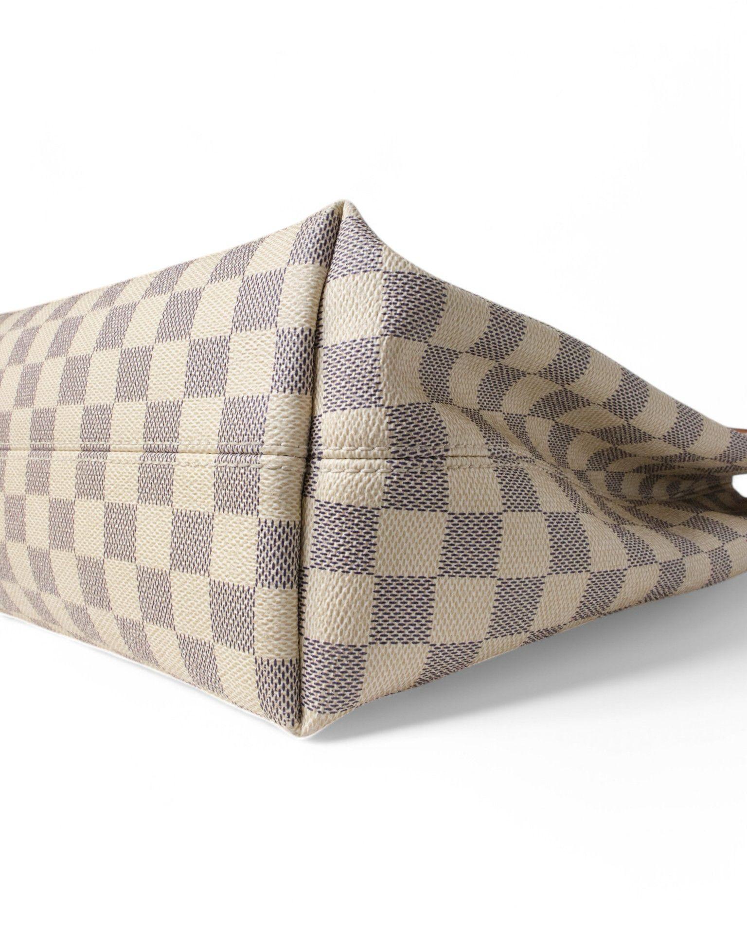 Louis Vuitton Gracefull MM Damier Azur For Sale 3