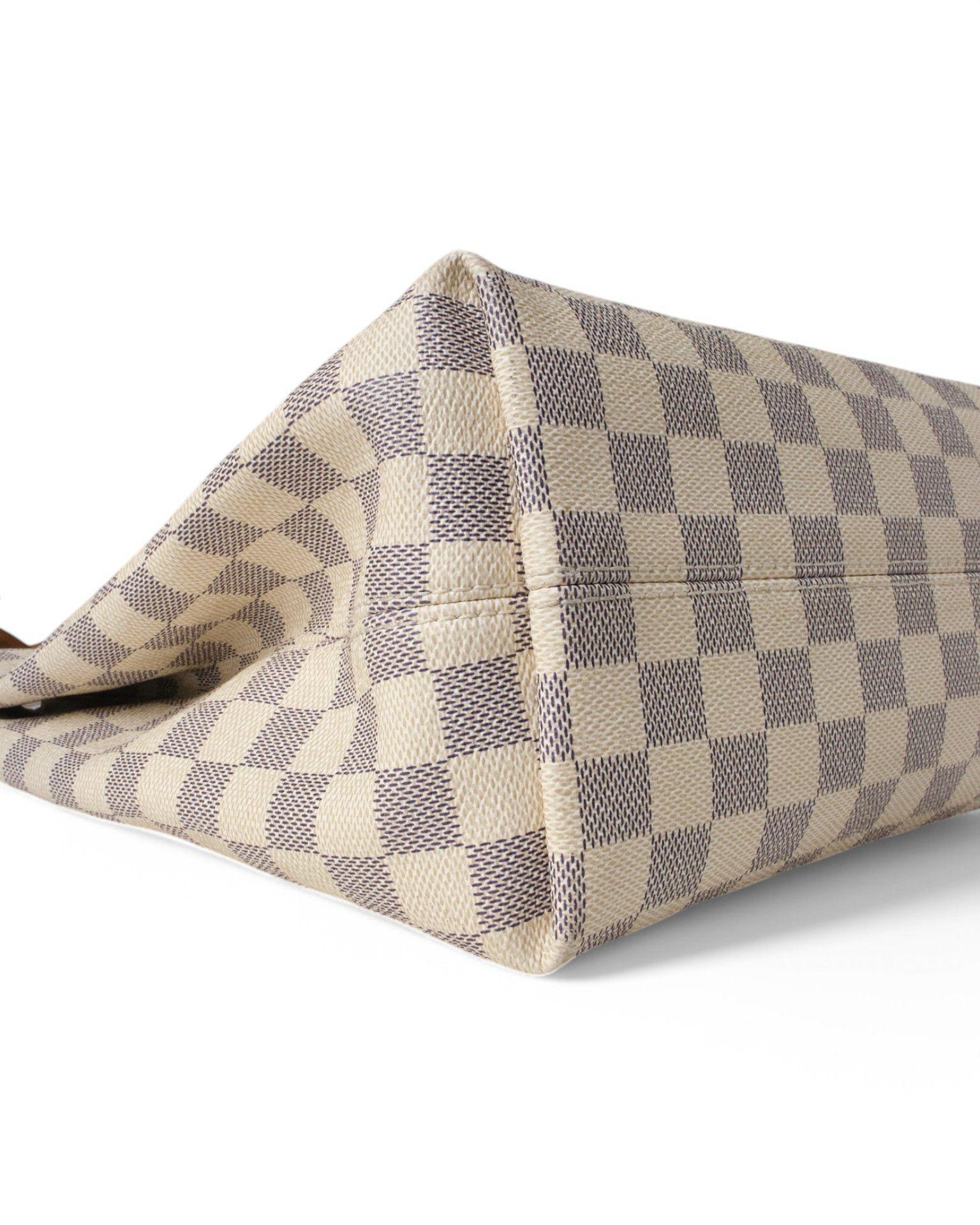 Louis Vuitton Gracefull MM Damier Azur For Sale 4