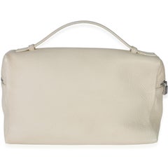 Loro Piana Cream Grained Calfskin Extra Pocket L27
