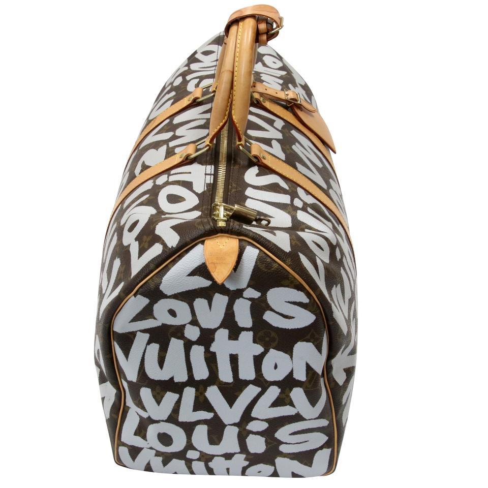 Women's or Men's Louis Vuitton Graffiti Keepall Limited Edition Stephen Sprouse LV-B0204P-0133 For Sale