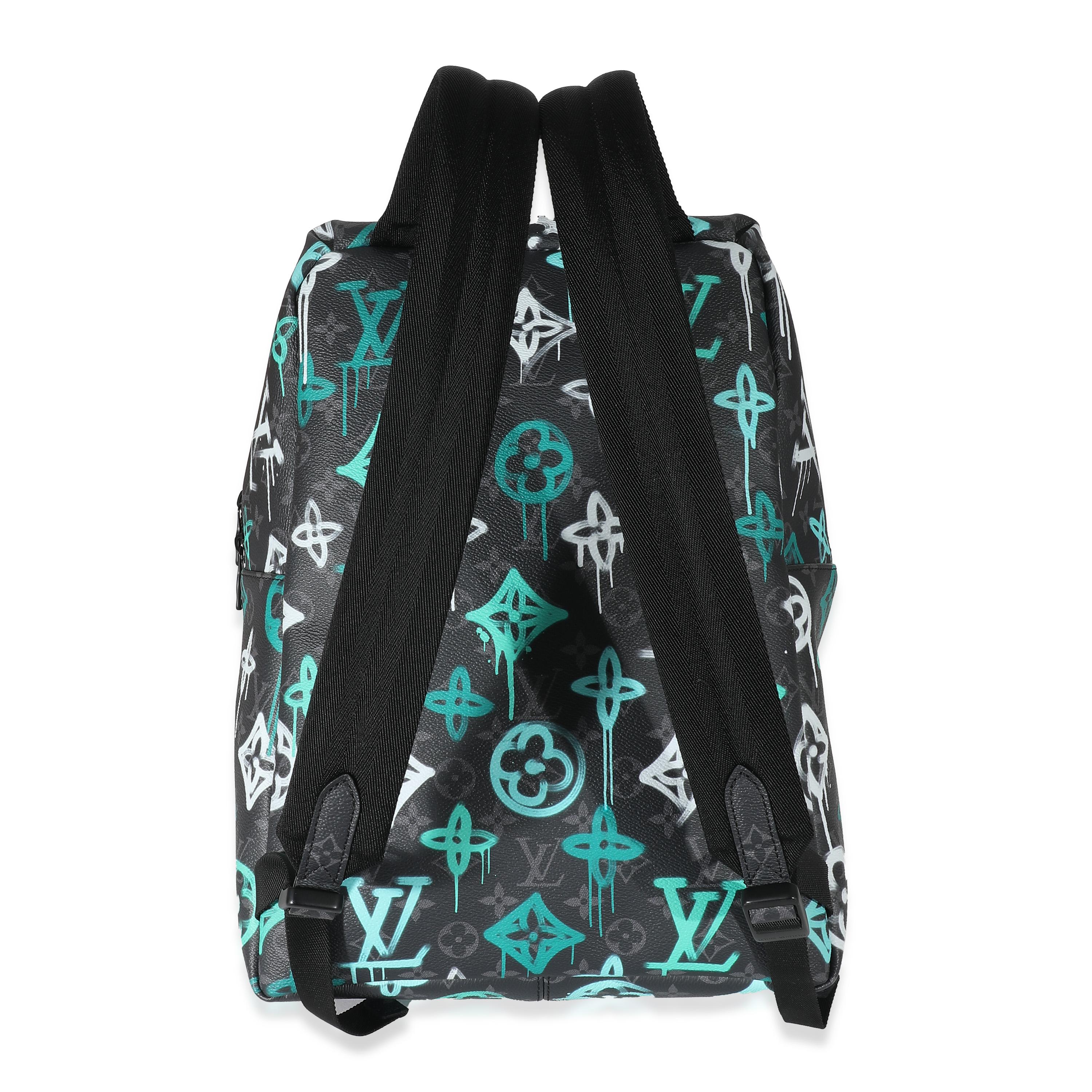 Listing Title: Louis Vuitton Graffiti Monogram Eclipse Canvas Discovery Backpack
SKU: 133536
MSRP: 2990.00 USD
Condition: Pre-owned 
Handbag Condition: Excellent
Condition Comments: Item is in excellent condition and displays light signs of wear.