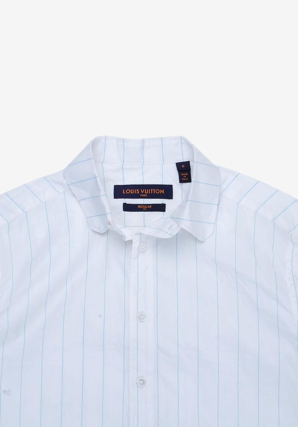 White Louis Vuitton Shirt Mens - 7 For Sale on 1stDibs