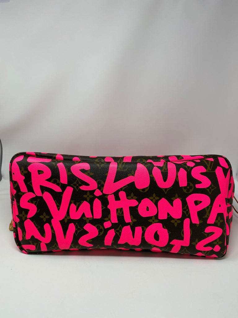 Louis Vuitton Monogram Stephen Sprouse GRAFFITI Neverfull GM Tote Bag  6E250010p
