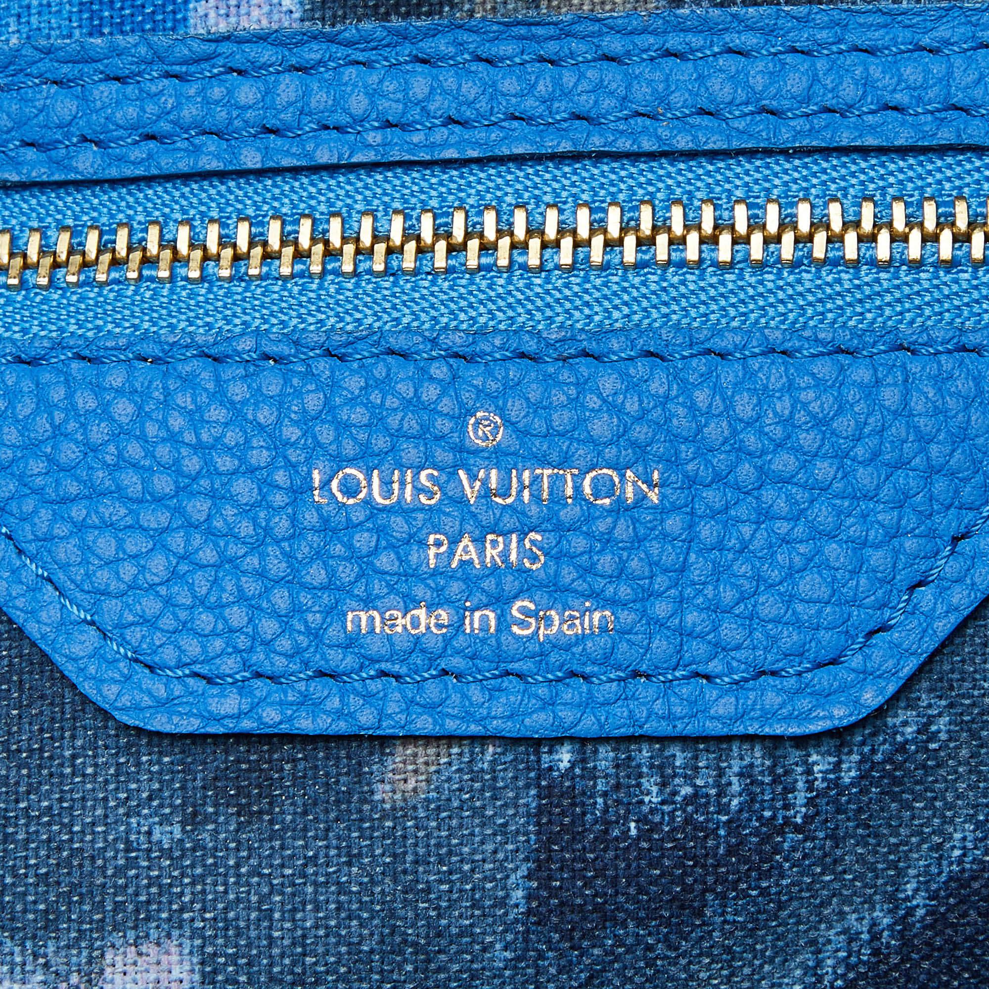 Louis Vuitton Grand Blue Monogram Canvas Neverfull Articles De Voyage MM Bag 5