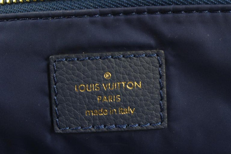 Louis Vuitton Grand Blue Monogram Ikat Noefull MM Gold Hardware