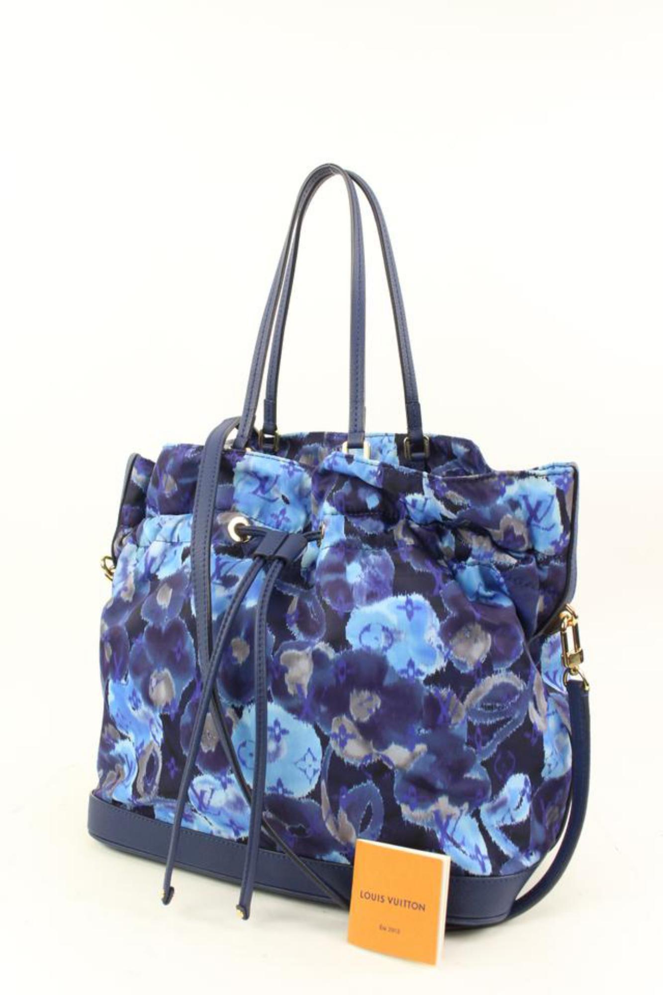 Louis Vuitton Grand Blue Monogram Ikat Noefull MM 21lv216s 7