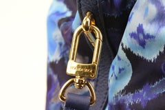 Louis Vuitton Grand Blue Monogram Ikat Noefull MM 21lv216s