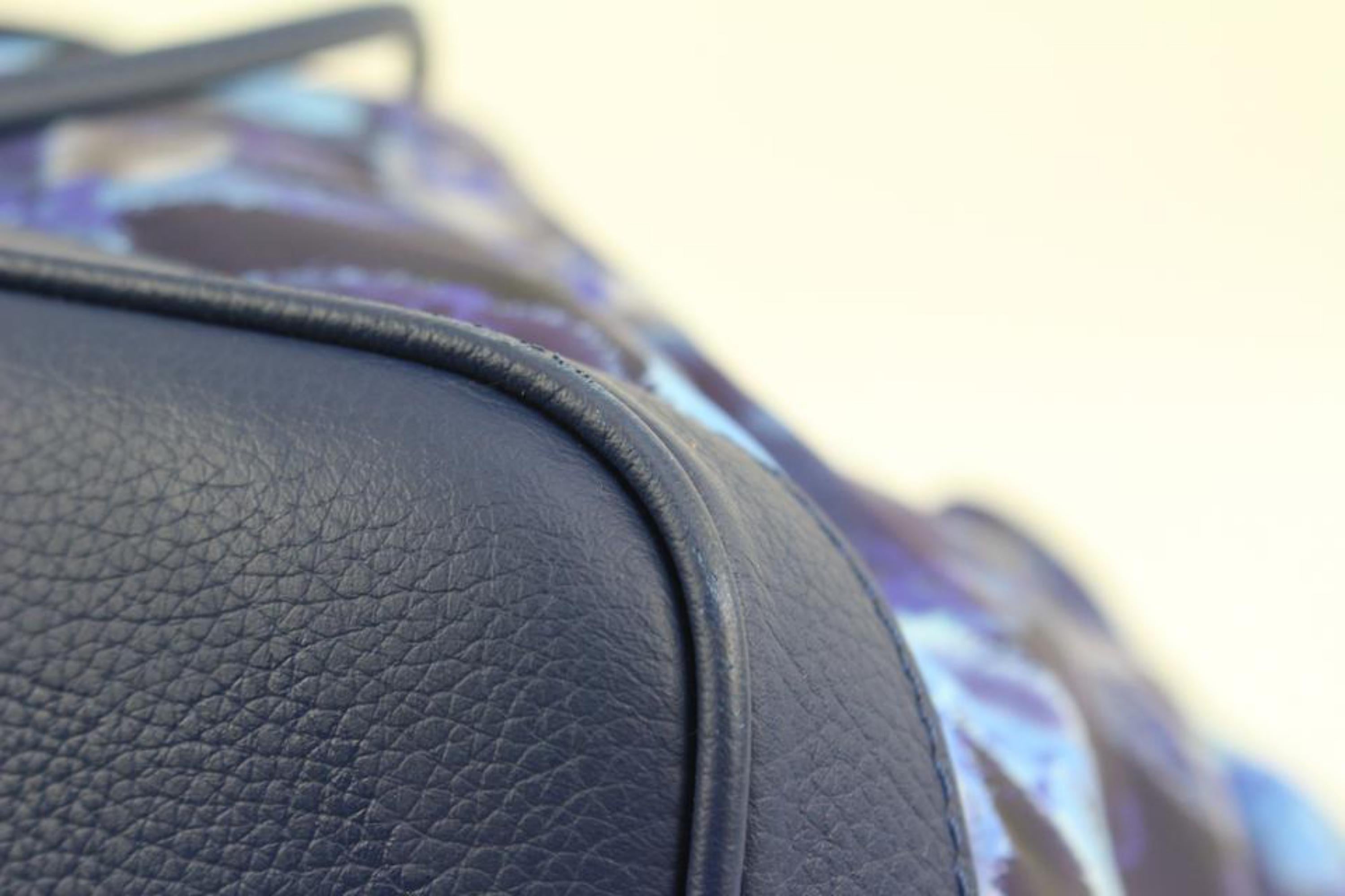 Louis Vuitton Grand Blue Monogram Ikat Noefull MM 21lv216s 1